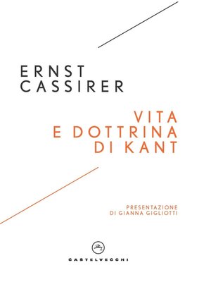 cover image of Vita e dottrina di Kant